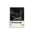 Bleau Archive 16 Le toit du cul du chien 7A poster featuring the iconic Fontainebleau boulder climb