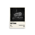 Bleau Archive 11 Baby Boum 6C poster featuring the iconic Fontainebleau boulder climb

