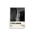 Bleau Archive 4 Le Pilier Légendaire 6C+ poster featuring the iconic Fontainebleau boulder climb