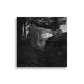 Bleau Archive 6 Calamity Jane 7B+ canvas featuring the iconic Fontainebleau boulder climb