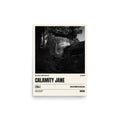 Bleau Archive 6 Calamity Jane 7B+ poster featuring the iconic Fontainebleau boulder climb