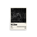 Bleau Archive 20 Millenium 7C poster featuring the iconic Fontainebleau boulder climb
