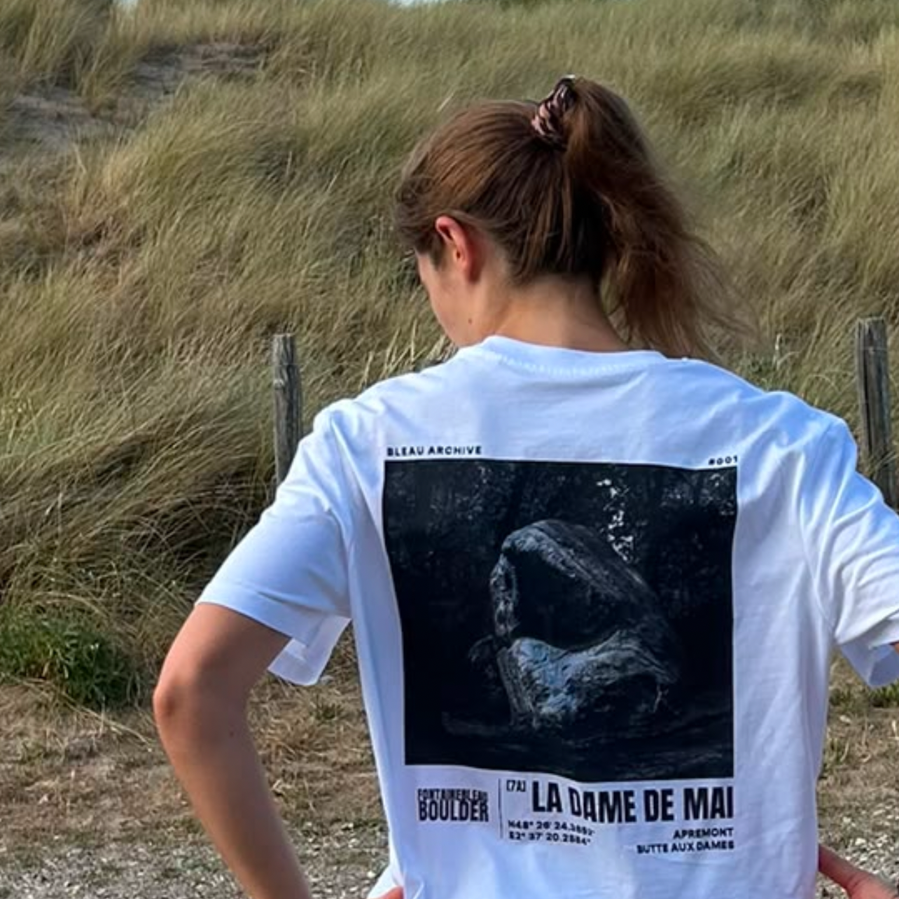 Fontainebleau tee Bleau archive La dame de Mai tee shirt